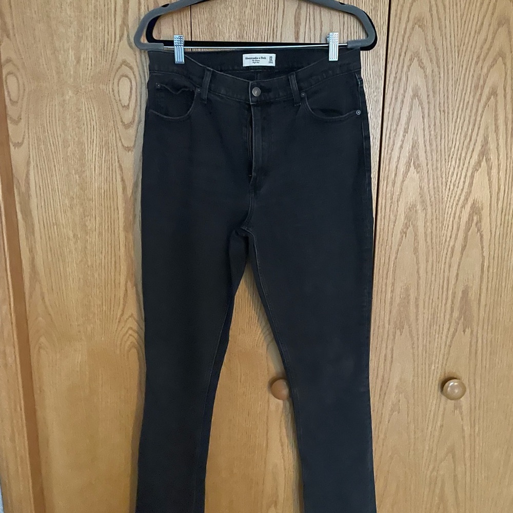 Abercrombie & Fitch High Rise Black Jeans